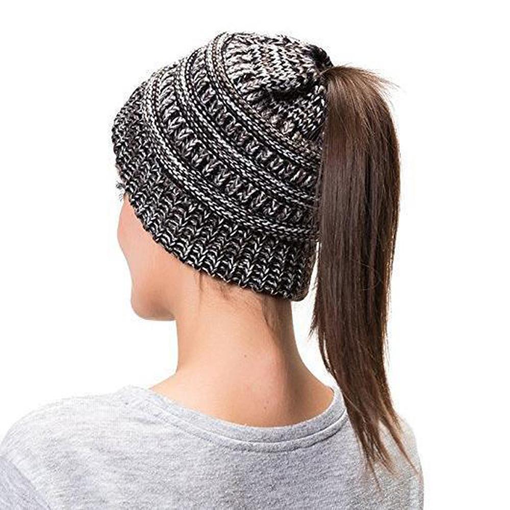 Knit Ponytail Beanie