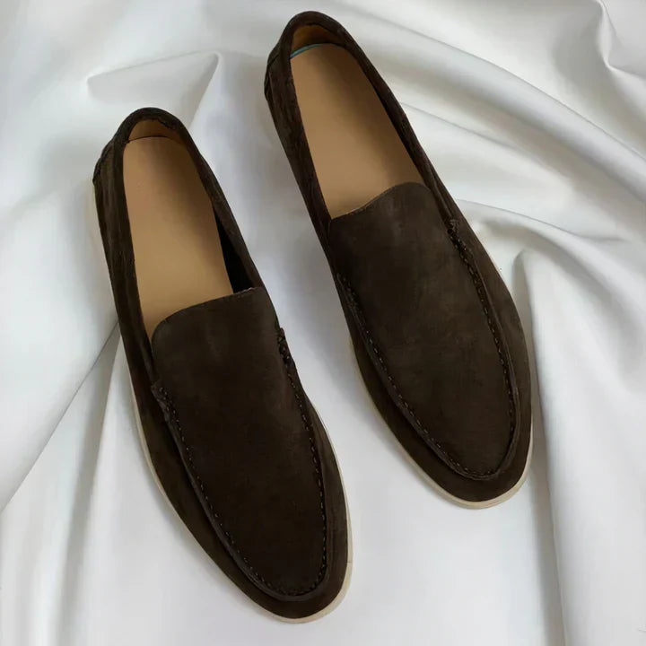 Vintage Leder Herren Slipper EB