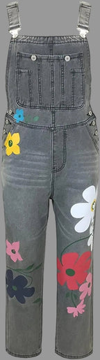 Ärmelloser Jeans-Jumpsuit