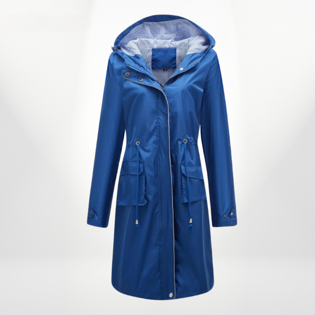 EB | wasserdichter Über-Knie-Trenchcoat