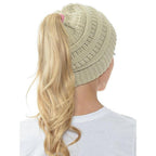 Knit Ponytail Beanie