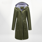 EB | Damen Kapuzen Mantel in mittellanger Anorak-Form
