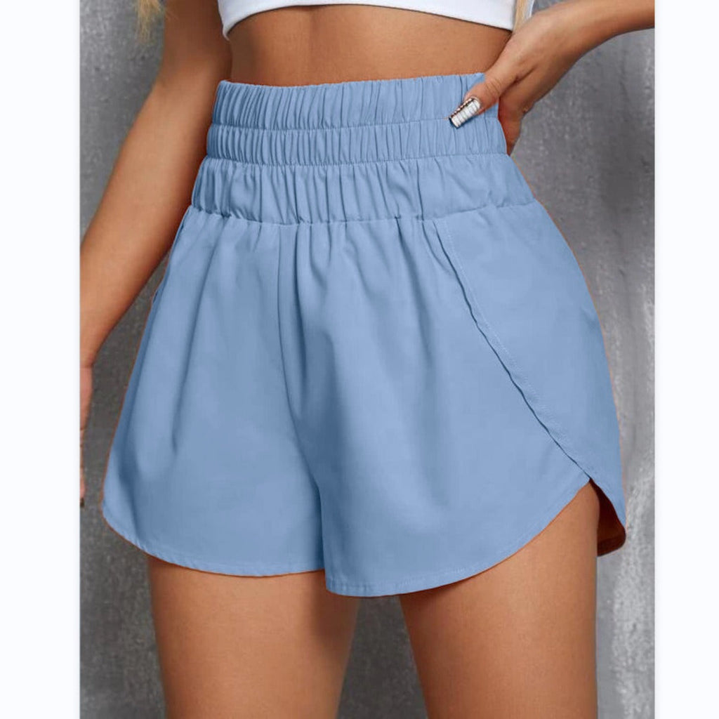 EB | Lockere Sportshorts mit hoher Taille