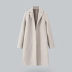 EB | Frauen Eleganter Offener Front-Trenchcoat
