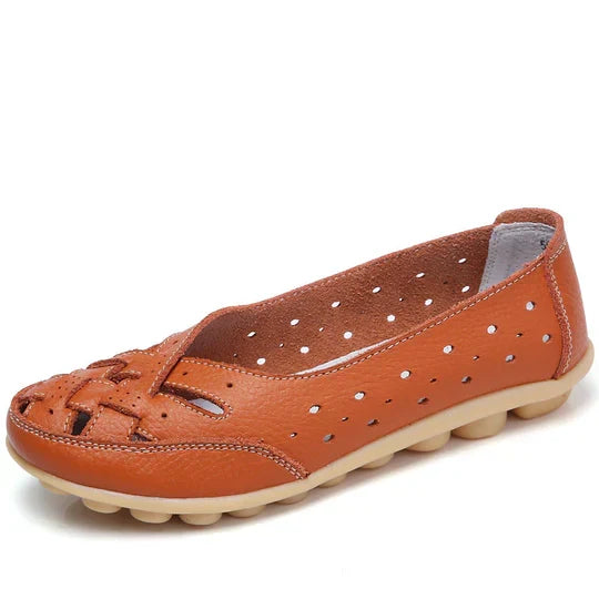 Ultrabequeme Lederballerinas EB