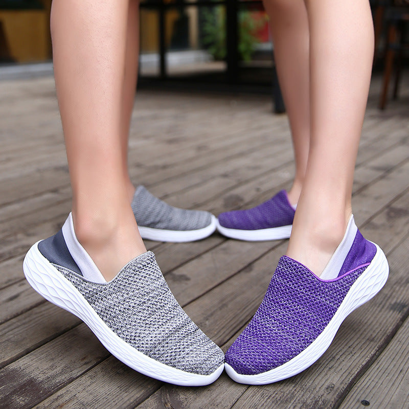 Unisex nan Einstiegs-Komfortschuh mit nahtlosem Strickschaft und dämpfender Leichtschaumsohle EB