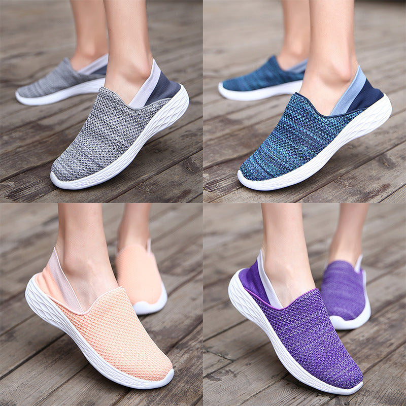 Unisex nan Einstiegs-Komfortschuh mit nahtlosem Strickschaft und dämpfender Leichtschaumsohle EB