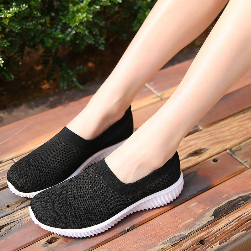 Unisex nan Einstiegs-Komfortschuh mit nahtlosem Strickschaft und dämpfender Leichtschaumsohle EB