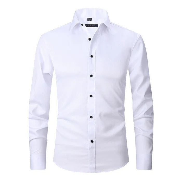 Bügelfreies Stretch Hemd Herren Slim Fit | EB