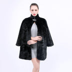 Damen Kunstfell Mantel EB