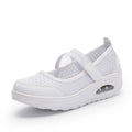 Damen Bequeme Slip-On Laufschuhe mit atmungsaktivem Obermaterial und dämpfender Sohle EB