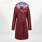 EB | wasserdichter Über-Knie-Trenchcoat