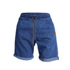EB | Kurze Hose aus schwerem gewaschenem Baumwolldenim