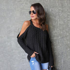 Damen Übergröße Strickpullover EB