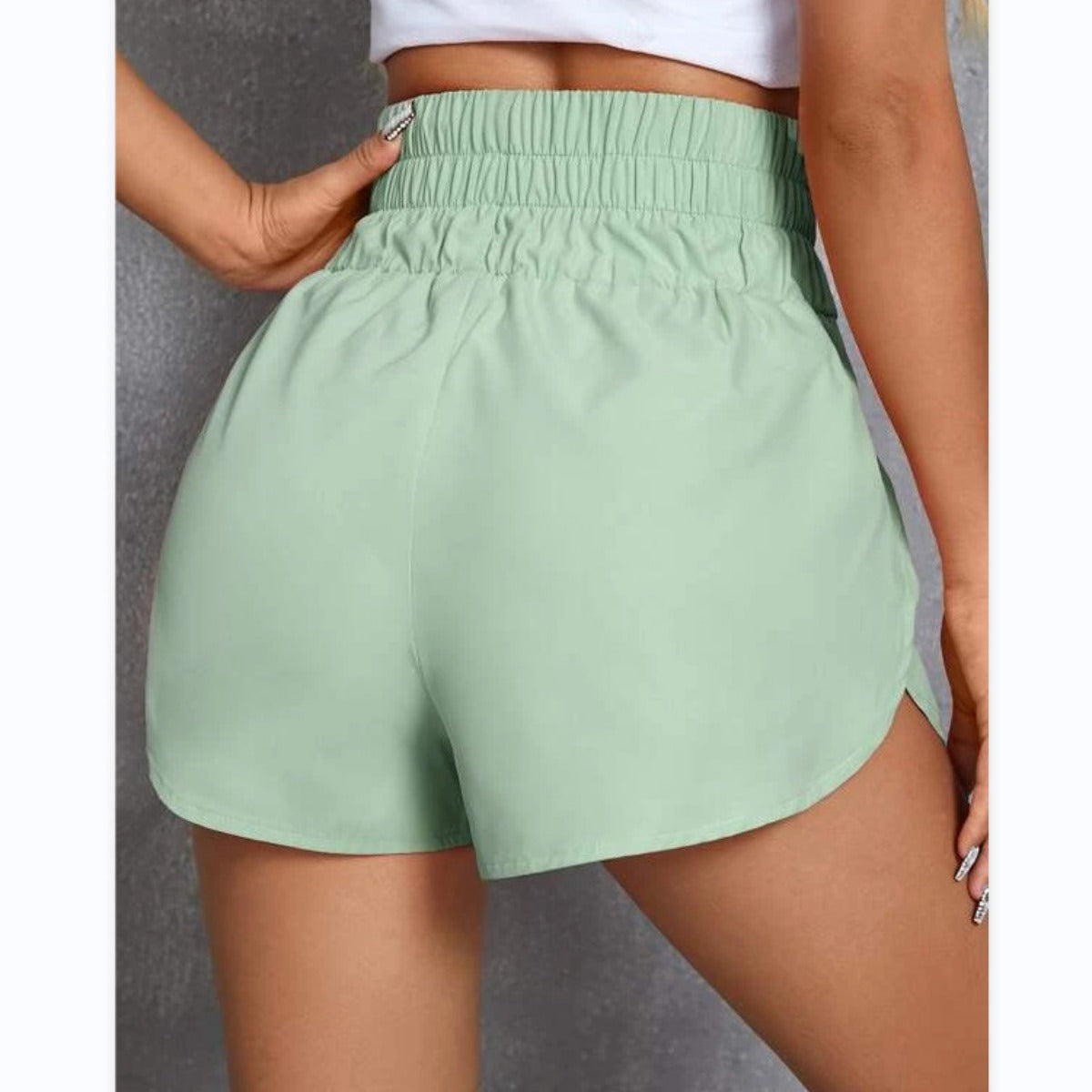 EB | Lockere Sportshorts mit hoher Taille