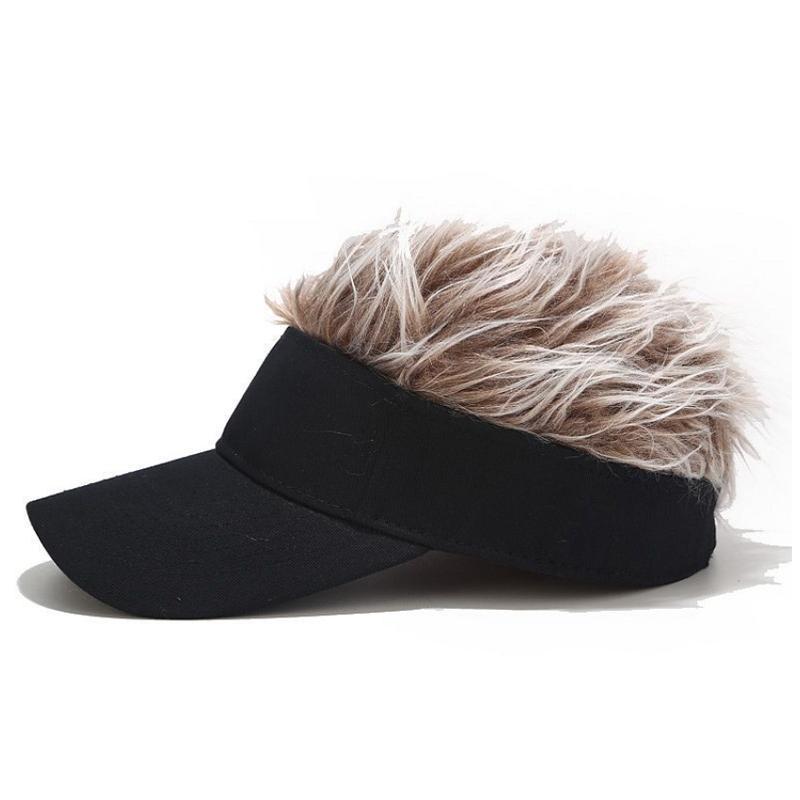 Elegante Sonnenkappe mit Haar