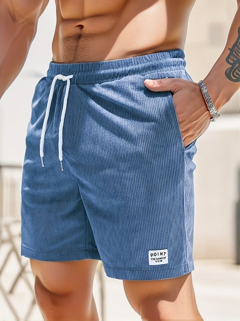Lässige Cord-Shorts für Herren mit Kordelzug