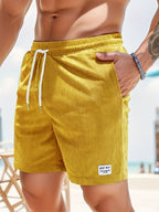 Lässige Cord-Shorts für Herren mit Kordelzug