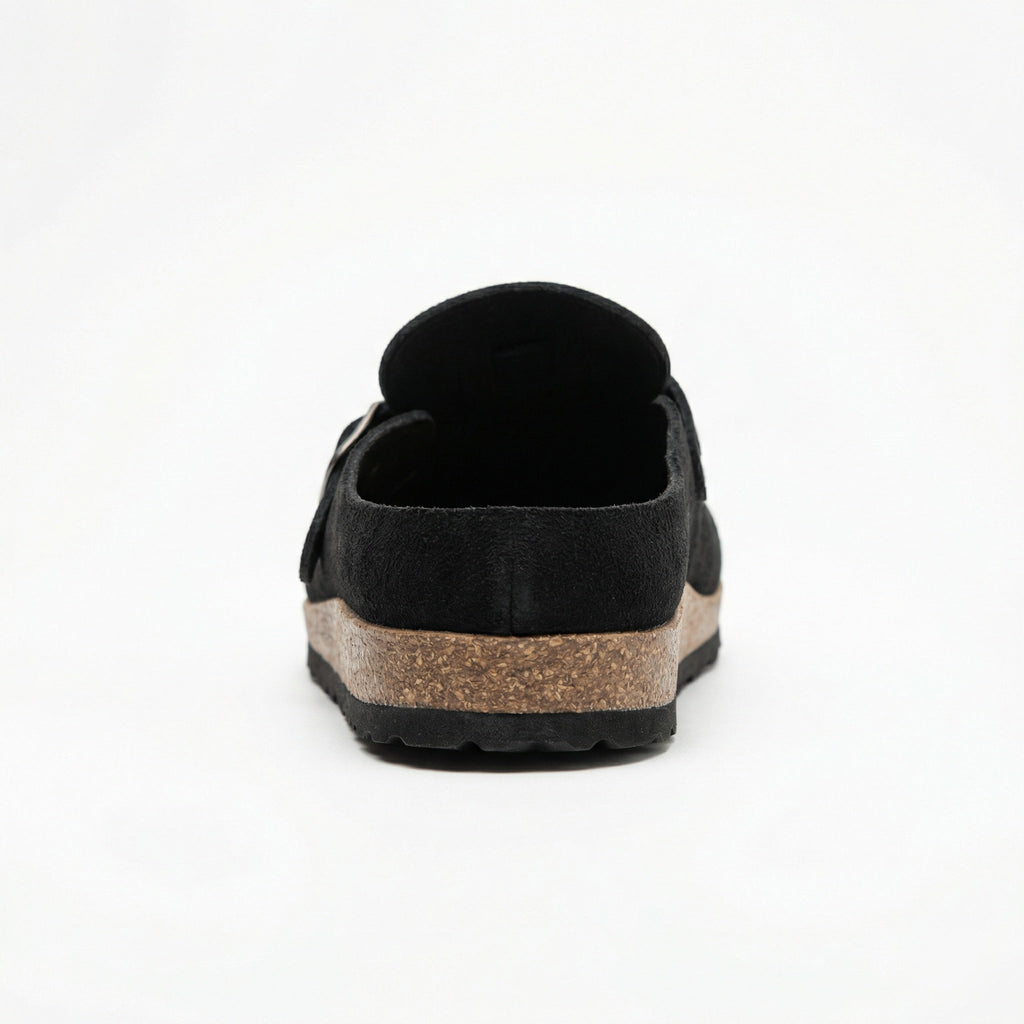 Clogs - Damen Retro Wildleder Slip-On Mule EB