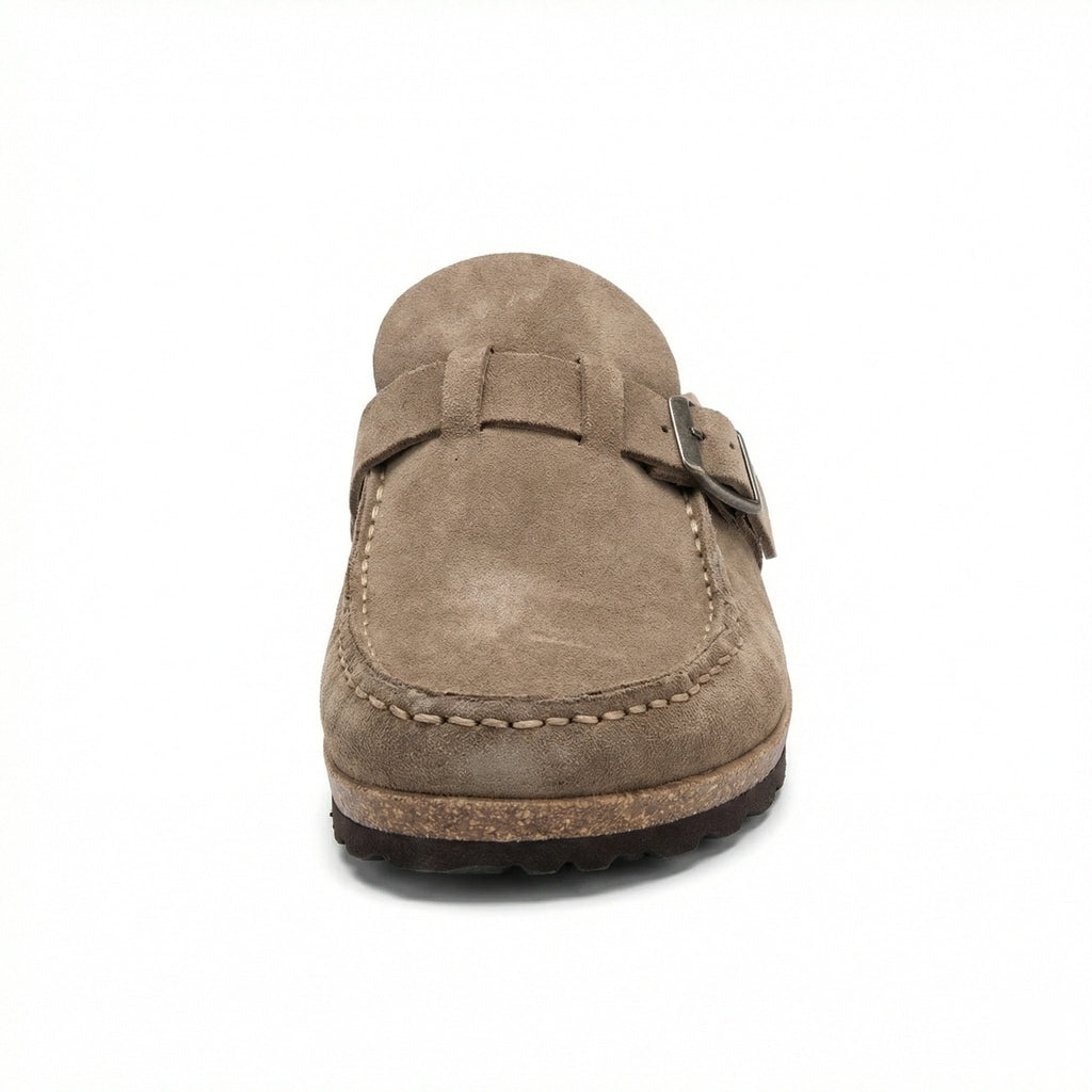 Clogs - Damen Retro Wildleder Slip-On Mule EB
