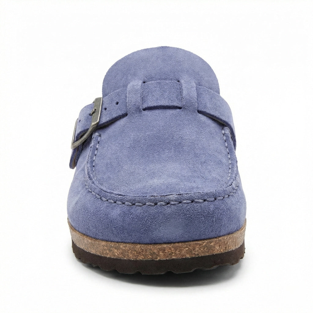 Clogs - Damen Retro Wildleder Slip-On Mule EB