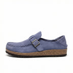 Clogs - Damen Retro Wildleder Slip-On Mule EB