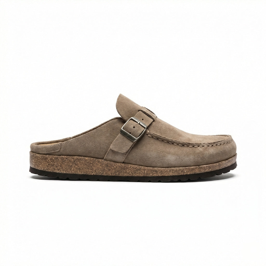 Clogs - Damen Retro Wildleder Slip-On Mule EB