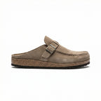 Clogs - Damen Retro Wildleder Slip-On Mule EB