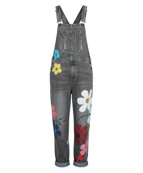 Ärmelloser Jeans-Overall für Damen