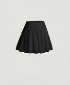 Damen High Waist Faltenrock A-Linie Ballett Stil Kuchenrock