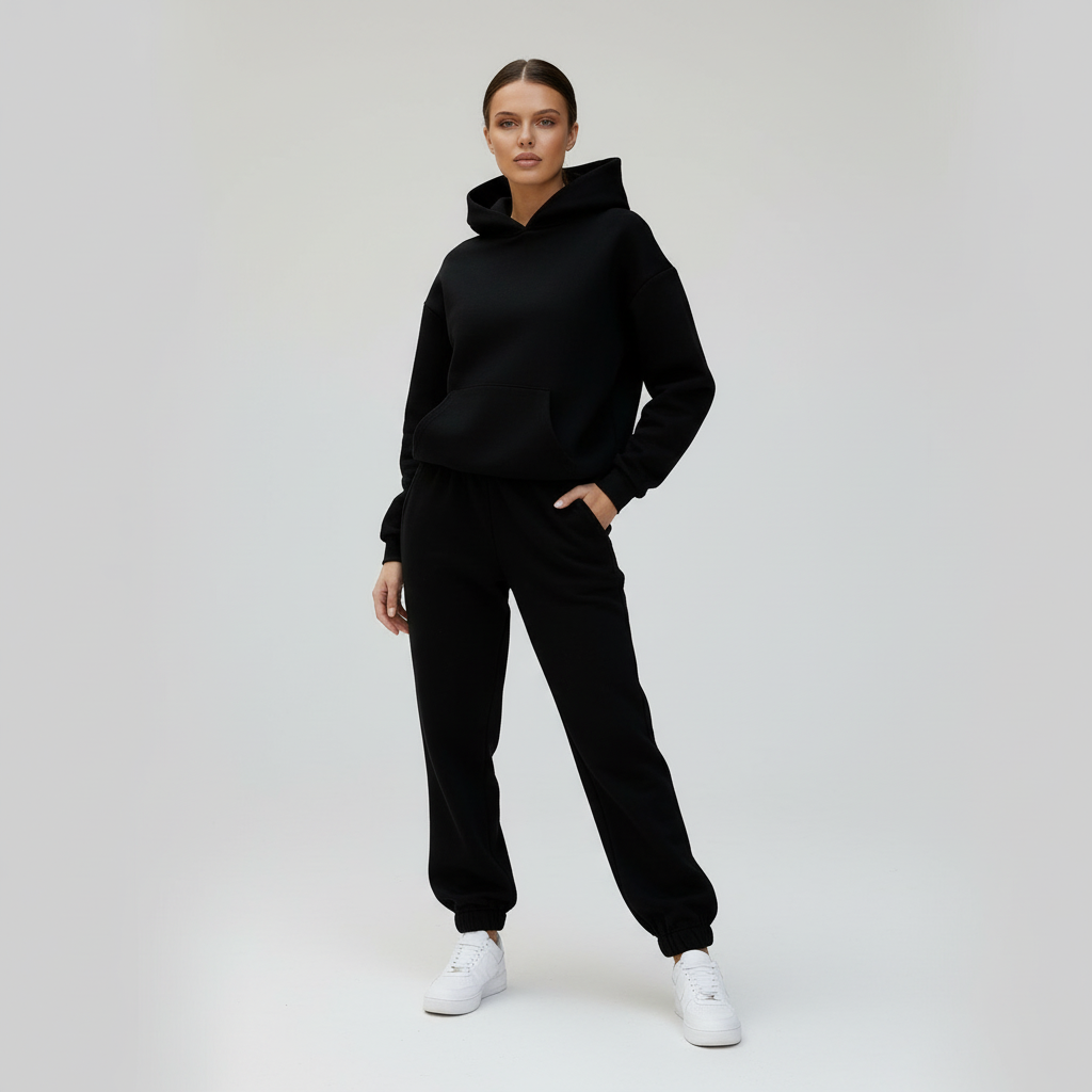 Weiches Warmes Freizeit Jogging Set