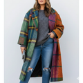 Damen Lange Wollmantel | Große Größen