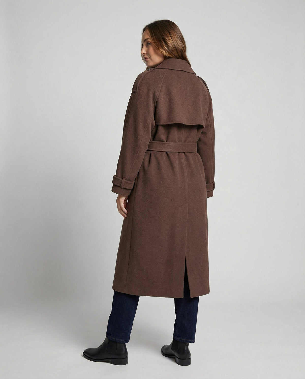 Bequemer Oversized Wollmantel Damen | EB