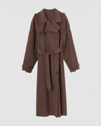 Bequemer Oversized Wollmantel Damen | EB