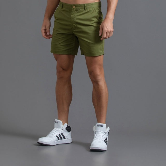 Klassische Baumwoll-Chinoshorts für Herren