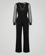 Lässiger Einfarbiger Overall Damen | EB