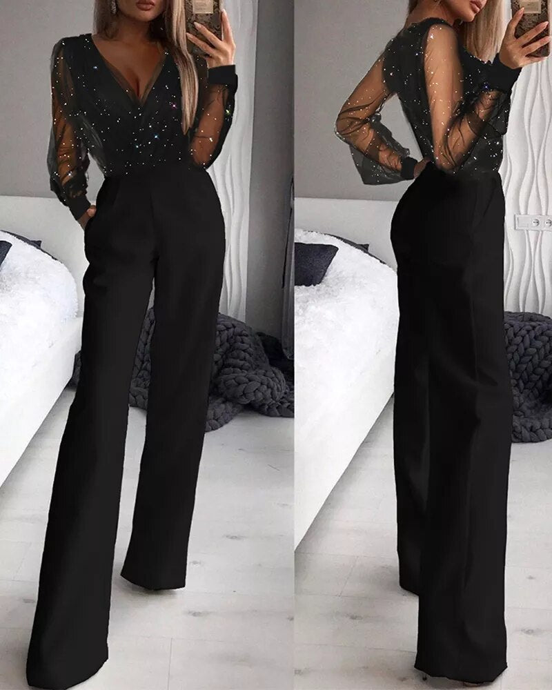 Stilvoller einfarbiger Jumpsuit