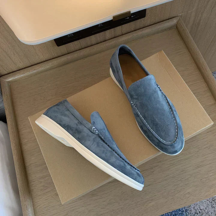 Vintage Leder Herren Slipper EB