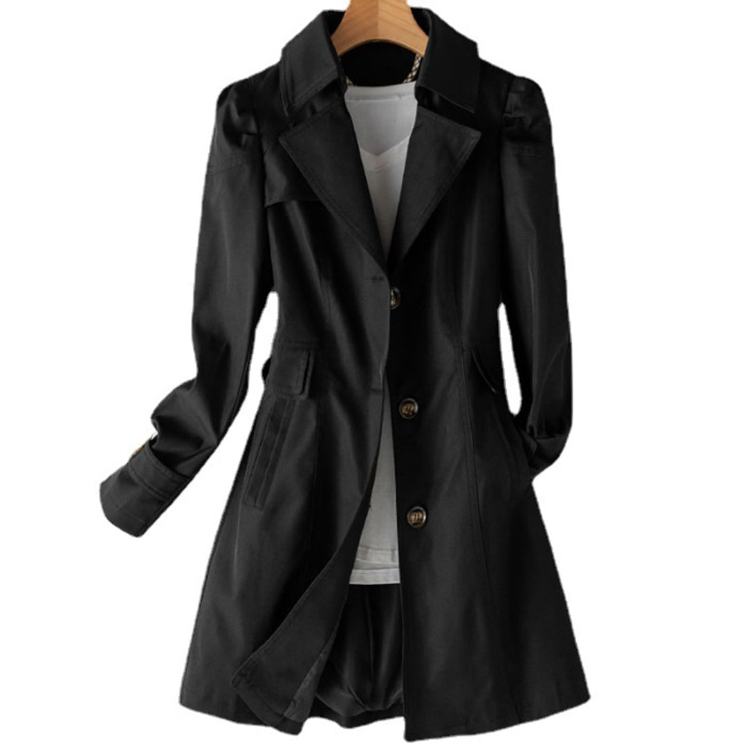 EB | Langer Trenchcoat - Winddicht Wasserdicht Verstellbar