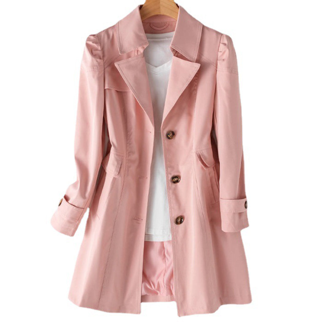EB | Langer Trenchcoat - Winddicht Wasserdicht Verstellbar