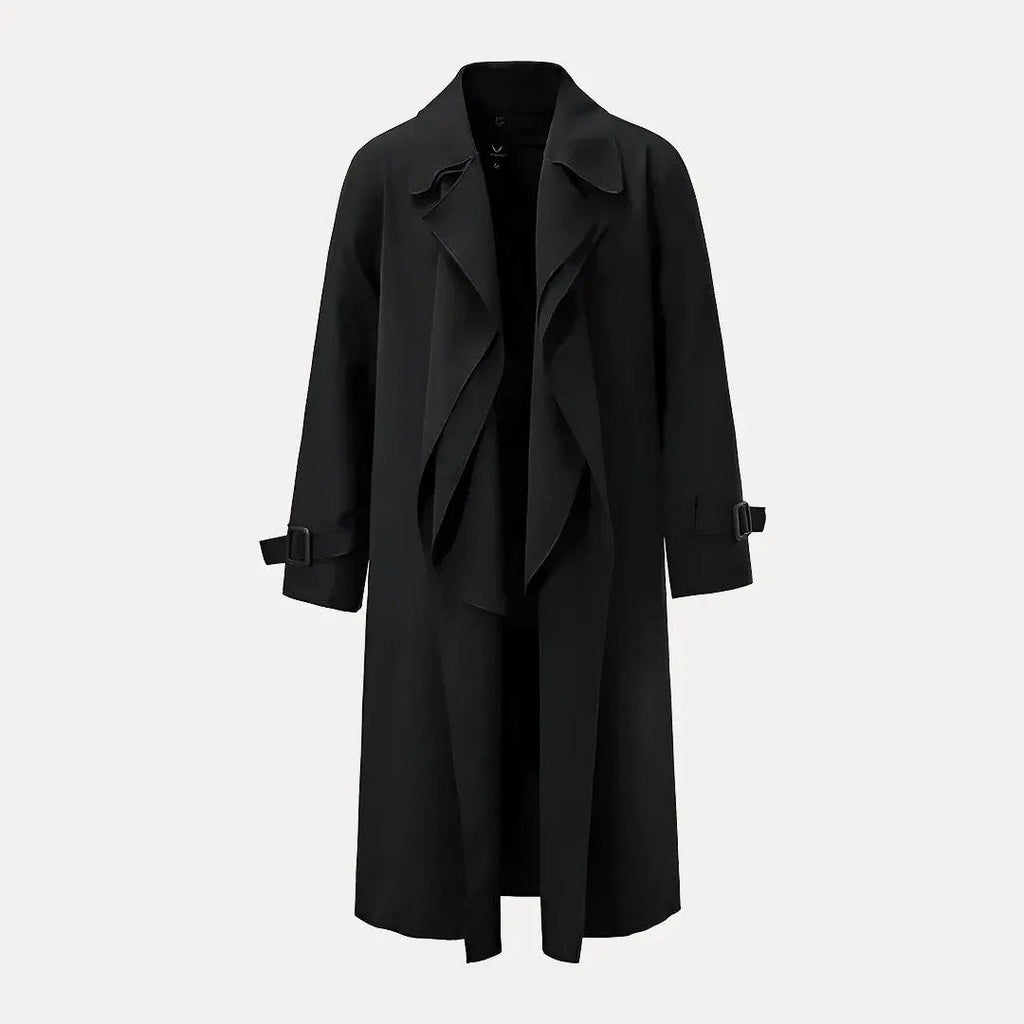 EB | Rückenband Taille Revers Trenchcoat
