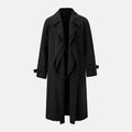 EB | Rückenband Taille Revers Trenchcoat