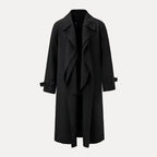 EB | Rückenband Taille Revers Trenchcoat