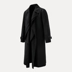 EB | Rückenband Taille Revers Trenchcoat
