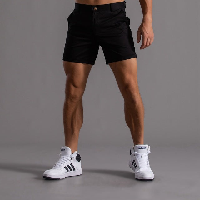 Klassische Baumwoll-Chinoshorts für Herren