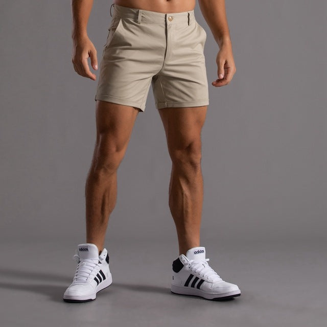 Klassische Baumwoll-Chinoshorts für Herren