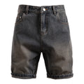 Herren Denim-Shorts mit Umschlag
