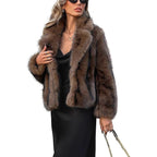 Damen Kunstpelzjacke EB