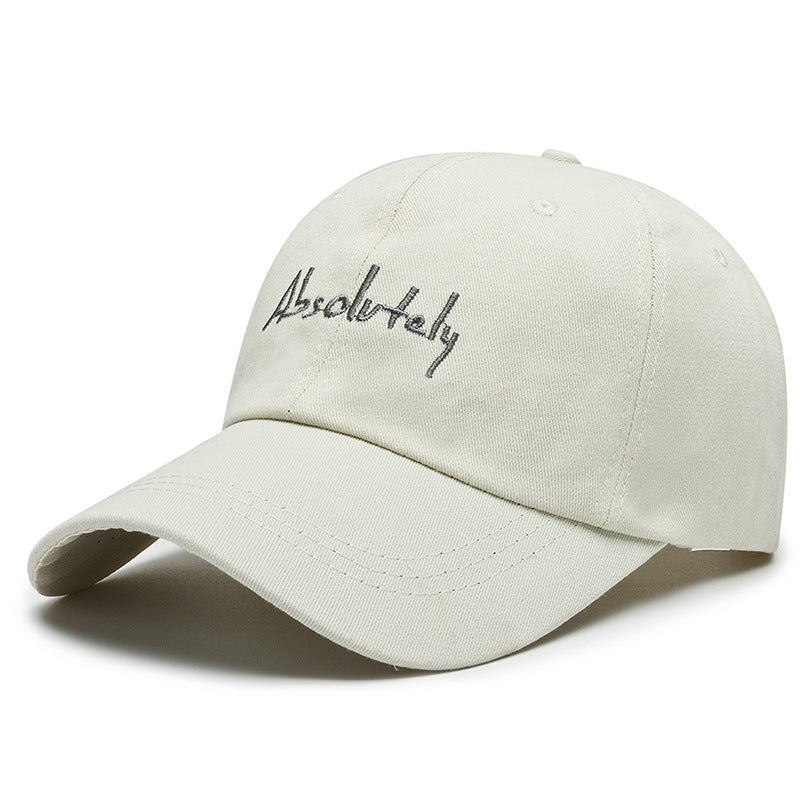 Lässige, bestickte Damen-Baseballkappe