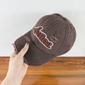 Herren-Baseballkappe mit Distressed-Grafik